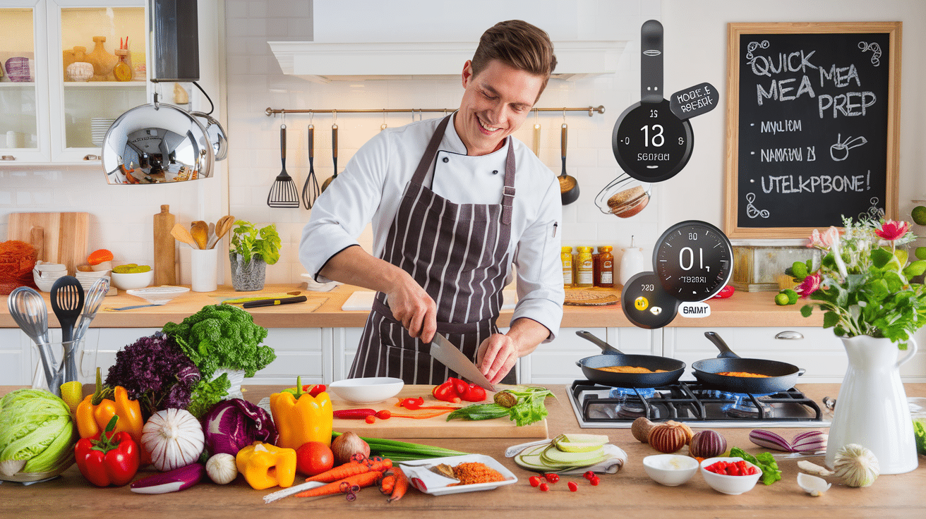 Comment préparer des repas délicieux en un temps record ?