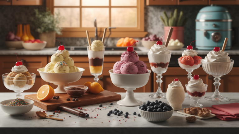 Comment préparer des desserts glacés maison délicieux ?