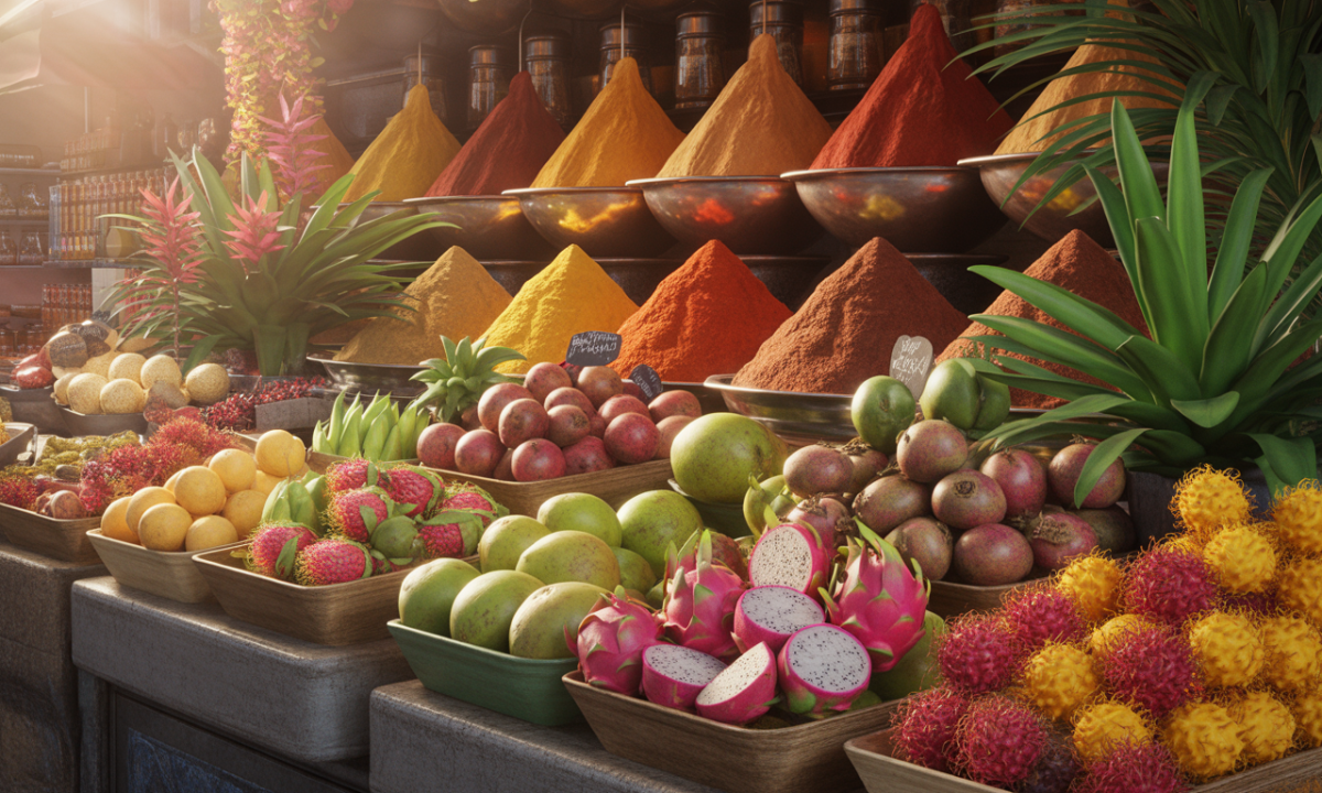 Envie de découvrir des saveurs exotiques ? explorez un monde de délices avec notre sélection de saveurs exotiques. éveillez vos papilles grâce à des recettes uniques et des ingrédients authentiques qui vous transporteront aux quatre coins du globe. préparez-vous à une aventure culinaire inoubliable !