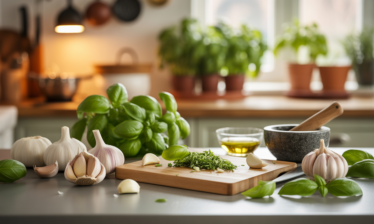 Comment aromatiser votre cuisine avec de l&rsquo;ail et du basilic ?