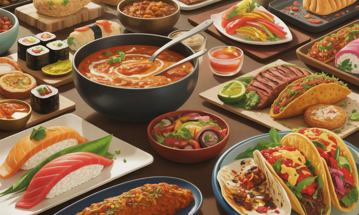 explorez un voyage culinaire sans frontières et découvrez des saveurs uniques et exquises venues des quatre coins du monde. embarquez pour une aventure gustative inoubliable !
