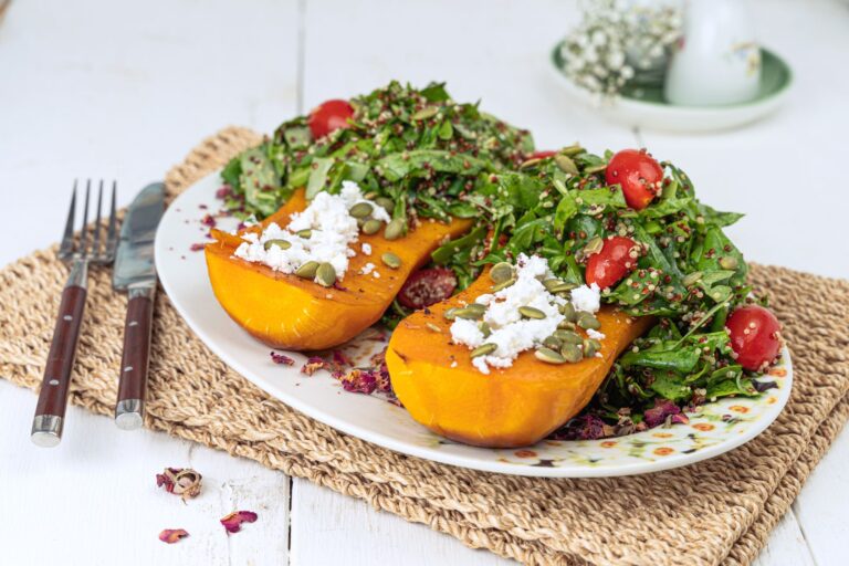 La butternut hasselback devient fondante en 45 minutes au four